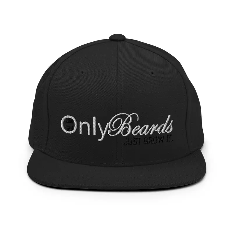 ONLY BEARDS! SNAP BACK HAT