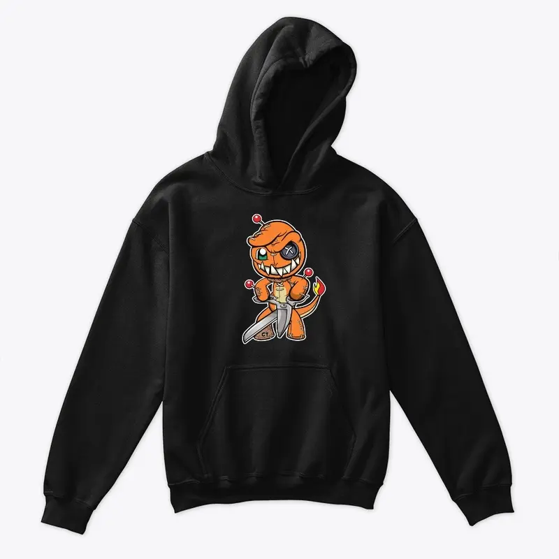 CHAR CHAR PIN DOLL- KIDS HOODIE